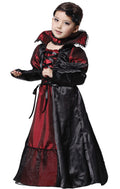 DNQCOS Girls Gothic Vampire Vampiress Dress Costume Black Size 4-6 Years by Deal US