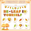 EggSun 112pcs Thanksgiving Fall Bulletin Board Decorations Maple Leaf 14x8in by Deal US