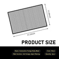 Downhill Front Hood Grille Protection Mesh 2PCS 41.33x31.49in Black by Deal US