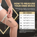 Lusenone Copper Knee Brace Compression Sleeve 2 Pack Black Size L by Deal US