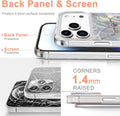 Compact Case for iPhone 17 Pro Max Shiny Silver Butterfly Design