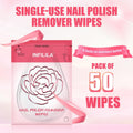 BestBy10/26 NXJ INFILILA Nail Polish Remover Pads Big Size 50 PCS by Deal US