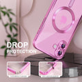 Magnetic Case for iPhone 16 6.1" Hot Pink Clear Soft Cover by Merch Section