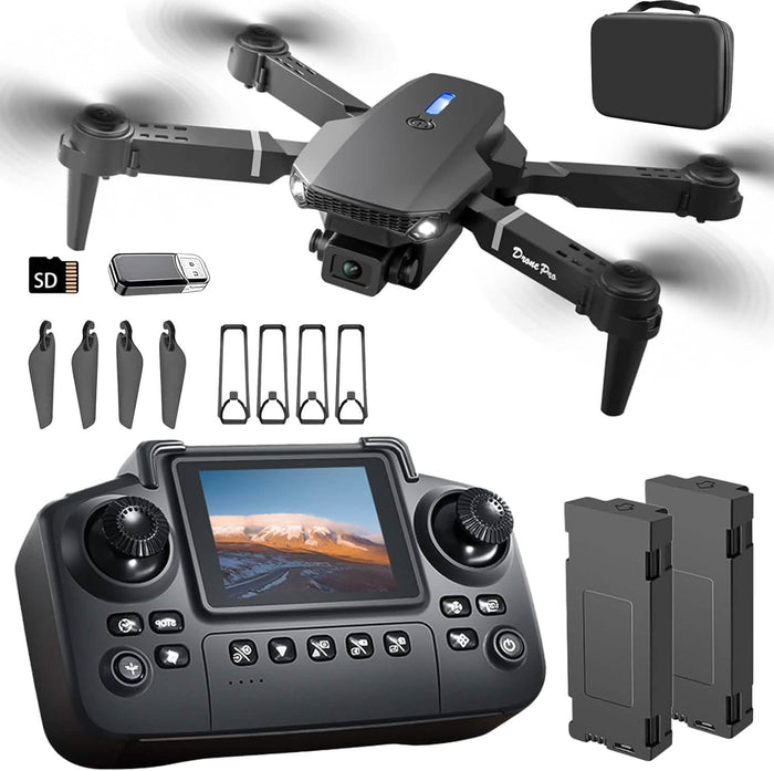 Drone MAX 2025 – Dual Camera, 1080p HD, 40min Battery, Obstacle Avoidance, Remote Control, USB Charging by DailySale