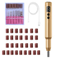 Electric Rechargeable Set Cordless Nail Art Grinding Machine Compact P