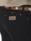 Wrangler Men's Cowboy Cut Slim Fit Boot Cut Jean Black Size 35W x 34L by Deal US