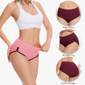 CAILECOTTON Womens Underwear Cotton Panties for Women Plus Size Panties Pack 2/5 by Deal US