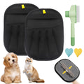 Kinhzrude Pet Hair Remover Gloves, Electrostatic, Reusable, 2 Pack by Deal US