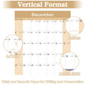 Lbylyhxc 2026 Yearly Wall Calendar Planner X-Large 34.7x22.8 Colorful by Deal US