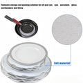 Ceramic Plate Separator Pads 36 Felt Protectors 10/6/4.5 Inch Washable Reusable by Deal US