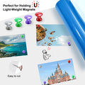 JINGZHAN Self Adhesive Magnetic Sheet 12x17 White 2 Pack Dry Erase Board by Deal US