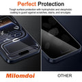 Milomdoi 3 Pack Matte Screen Protector iPhone 17 Pro Max Tempered Glass by Deal US