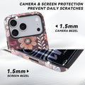 Fresh Flowers Pattern Case for iPhone 17 Pro Shockproof Protective Cover by Merch Section