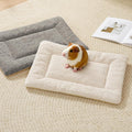 SOMAHE 3D Snow Fleece Small Animal Bed Grey 10x13.7x1 Inch by Deal US
