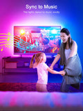 Backlights, 13.1Ft Led Lights For 32-65 Inch Tv, Rgb Tv Led Lights Behind, Music