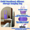 Foldable Silicone Cup Holder Dual-Open Design fits Most Bottles&Cups.Leak-Proof,