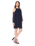 Nic+zoe Women’s Floating in Dress Twilight, Navy, Size 10 by Vanessa Jane