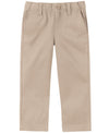 Nautica Boys School Uniform Flat Front Twill Pant Pull-On Khaki Size 3T