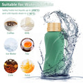 NAVTUE Collapsible Silicone Water Bottle 650ml Leak Proof Reusable Green by Deal US