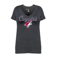 NHL Arizona Coyotes Short Sleeve V-Neck Tee, 1X by Vanessa Jane