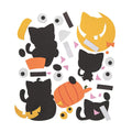 Fun Express Halloween Cat Magnet Craft Kit 12 Pieces by Deal US