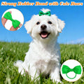 HJZHII 40 Pcs Dog Hair Bows with Rubber Bands, Puppy Dogs Hair Barrettes Bows Mix Colors Small Pet Hairs Bow Pet Grooming Bow for Hairs Costume Accessories
