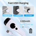 for Feet 2 Pack 1200mAh Rechargeable Foot Care Pedicure Tool with