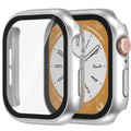 YIJDACASE Apple Watch SE/SE2/SE3 Series 4-6 44mm Silver Case Cover by Deal US