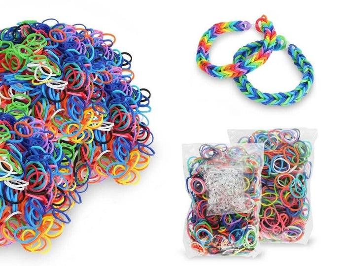2504-Piece Set: Colorful Silicone Loom Bandz with Tools by DailySale