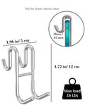 Rust-Resistant Door Mount Shower Hook – Strong Multifunctional Hanging Hook by DailySale