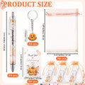 AmazingSpark 36 Sets Fall Baby Shower Favors Pumpkin Pens Keychains Orange by Deal US
