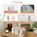 Aolamegs Friendship Bracelets Organizer with Lights Transparent Rustic Wood Base by Deal US