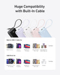 Anker Power Bank (10K, Fusion, Built-In Cable) by Anker