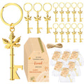 Yiyiring 24 Sets Thanksgiving Party Maple Leaf Keychain Bottle Opener Gold by Deal US