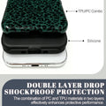 Cute Vintage Leopard Print Soft TPU Silicone Case for iPhone 17 Pro Black by Merch Section