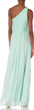 Minuet Womens One Shoulder Straight Maxi Gown, Size Small by Vanessa Jane