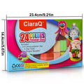 CiaraQ Polymer Clay Kit Mini Modeling Set 24 Colors for Kids Beginners Artist by Deal US