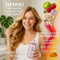 BestBy07/27 DEMIKI Japanese Keratin Shampoo Oily Hair Rose 450ml Pink by Deal US