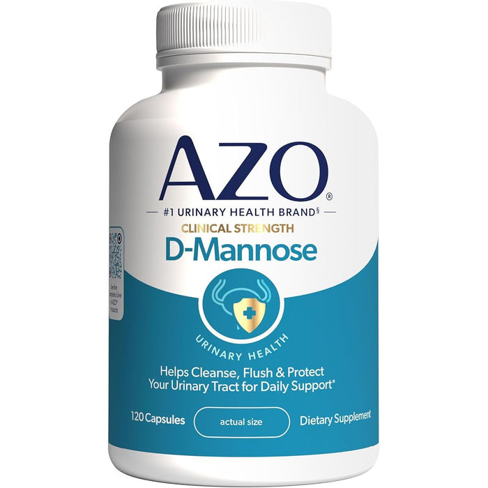 Azo Cleanse + Protect D-Mannose Capsules For Urinary Tract Health - 120ct by Pasteur Pharmacy