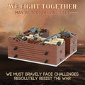 MOOXI WW2 Battlefield Military Block Set Right Corner 200PCS ABS by Deal US