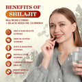 B BEWORTHS Shilajit Gummies with Ashwagandha & Herbs 60 Count by Deal US