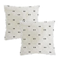 yaenoei Halloween Ghost Pillow Covers 18x18 Beige Set of 2 by Deal US