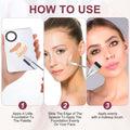 Mabor 3Pcs Make up Spatula Set, Makeup Mixing Palette Tray & Foundation Spatula & Brush, Make up Accessories Set for Women Girl Korean Makeup Facial Cosmetic Nail Art Tool