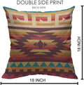 Throw Pillow Cover Native American Square Pillowcase, 18x18 by Vanessa Jane