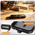 Full Body Water-Resistant Dustproof Shockproof Case for iPhone 17 Pro with MagSafe Screen Protector Black by Merch Section
