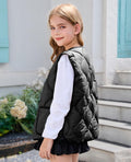 Balabala Kids Heated Puffer Vest Windproof Sleeveless Coat Black Size 13-14Y by Deal US