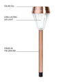 6-Pack: EcoThink Outdoor Solar LED Pathway Light by DailySale