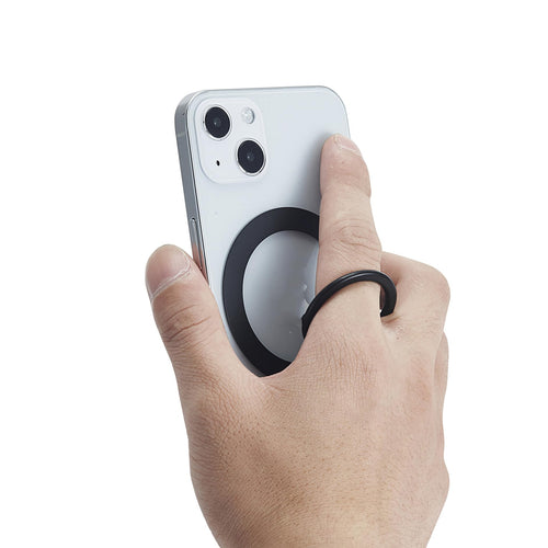 Magnetic Phone Finger Ring Holder Foldable Stand for Smartphones by Merchsection