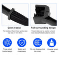 Kewucn 2 PCS Bike Motorcycle Chain Washer Gear Scrubber Durable ABS Black by Deal US