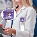 CHAONENG Funny Silly Goose Badge Reel Retractable Clip Medical Nurse Purple by Deal US